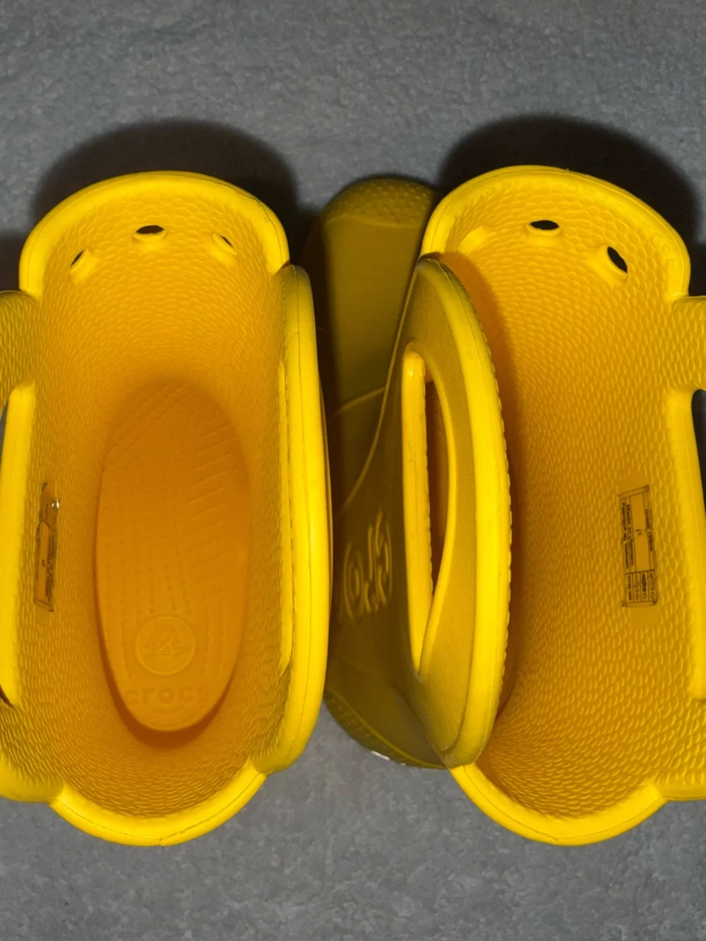 CROCS Kids' Yellow Classic Rain Boot with Handle